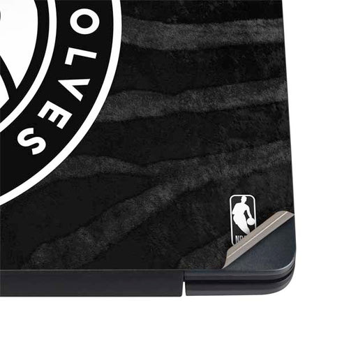 NBA Minnesota Timberwolves Black Animal Print Dell Vostro Skin